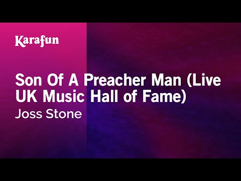 Joss Stone - Son of a Preacher Man (live UK Music Hall of Fame)