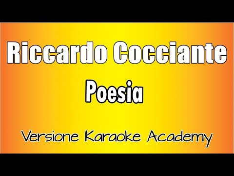 Riccardo Cocciante - Poesia