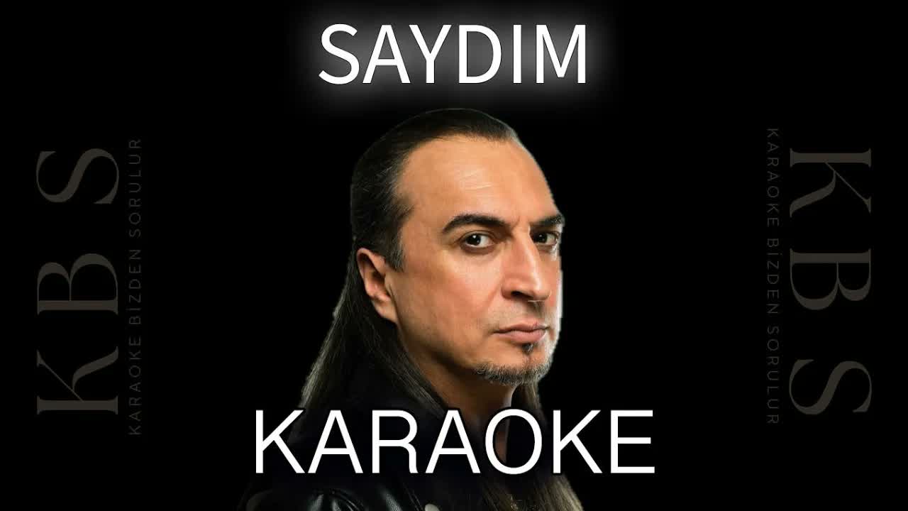 Ogün Sanlısoy - Saydım | (Kaliteli Karaoke - 3 Farklı Ton Seçeneğiyle)