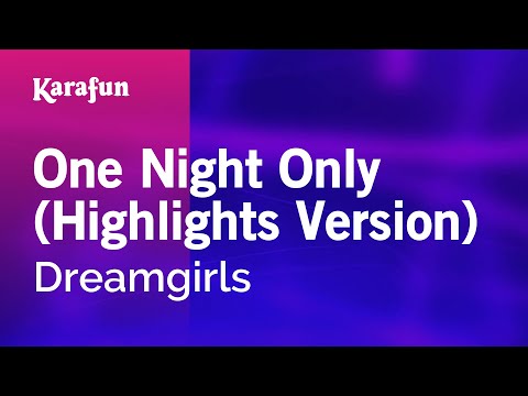 Dreamgirls (2006 film) - One Night Only (Highlights Version)