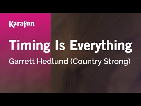 Country Strong (Garrett Hedlund) - Timing Is Everything