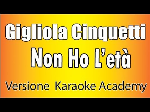 Gigliola Cinquetti - Non ho l'età