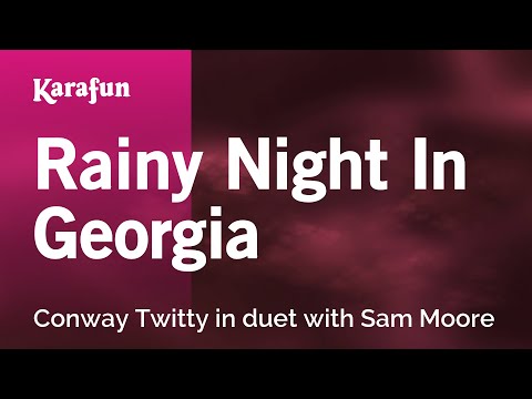 Conway Twitty & Sam Moore - Rainy Night in Georgia