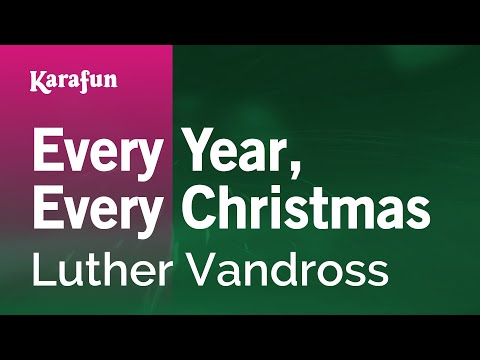 Luther Vandross - Every Year, Every Christmas