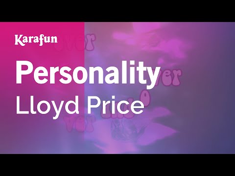 Lloyd Price - Personality