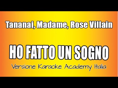 Tananai - Madame - Rose Villain - Ho Fatto Un Sogno