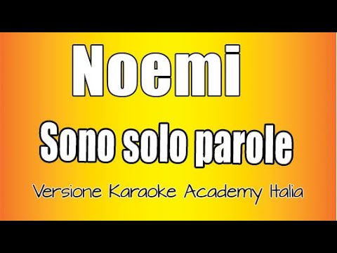 Noemi - Sono solo parole