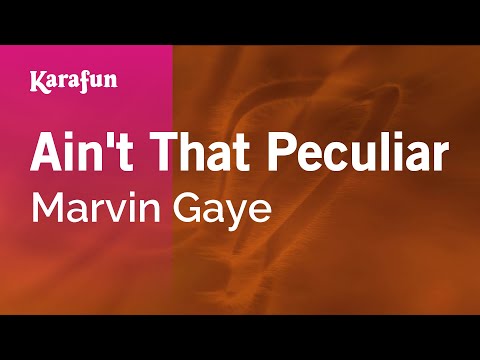 Marvin Gaye - Ain't That Peculiar
