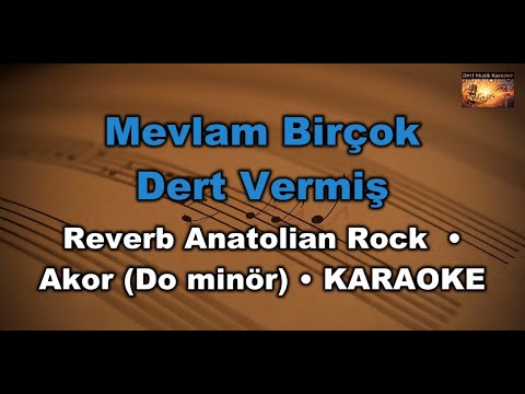 Mevlam Birçok Dert Vermiş -Reverb Anatolian Rock - (Akor/Cm/Do minör) Karaoke / Md Altyap
