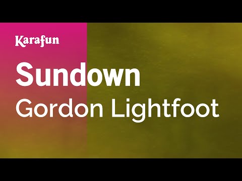 Gordon Lightfoot - Sundown
