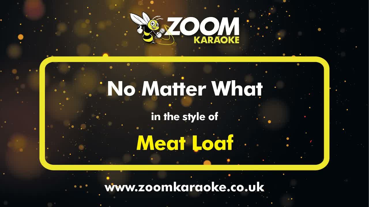 Meat Loaf - No Matter What