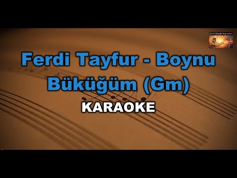 Ferdi Tayfur - Boynu Büküğüm (Gm)