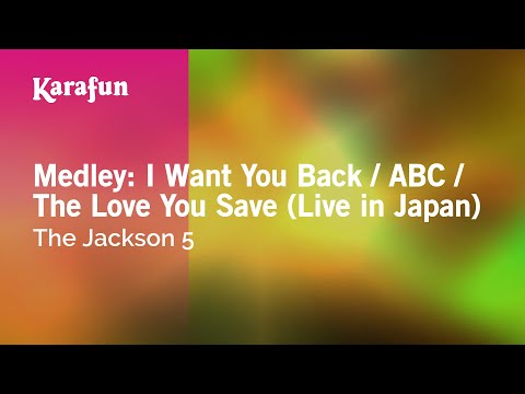 The Jackson 5 - Medley: I Want You Back / ABC / The Love You Save