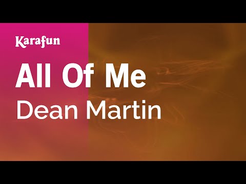 Dean Martin - All of Me