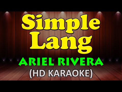 Ariel Rivera - SIMPLE LANG