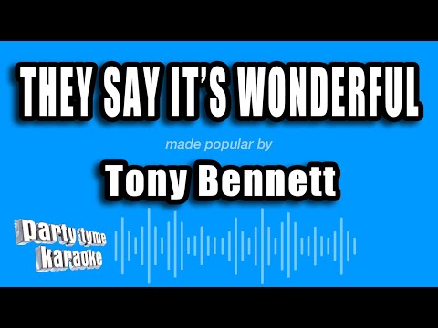 Tony Bennett - They Say It's Wonderful