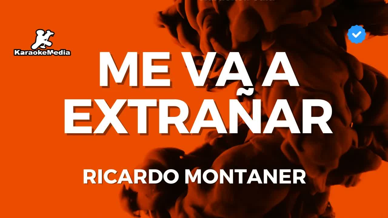 Ricardo Montaner - Me Va A Extrañar