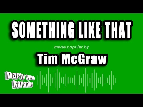 Tim McGraw - Something Like That