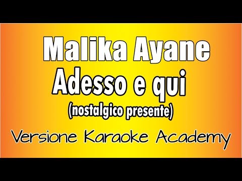 Malika Ayane - Adesso e qui (nostalgico presente)