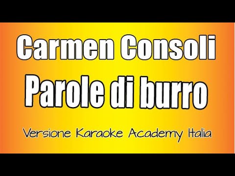 Carmen Consoli - Parole Di Burro