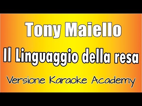 Tony Maiello - Il linguaggio della resa
