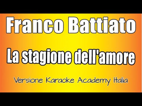 Franco Battiato - La stagione dell'amore