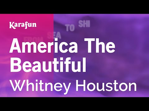 Whitney Houston - America The Beautiful