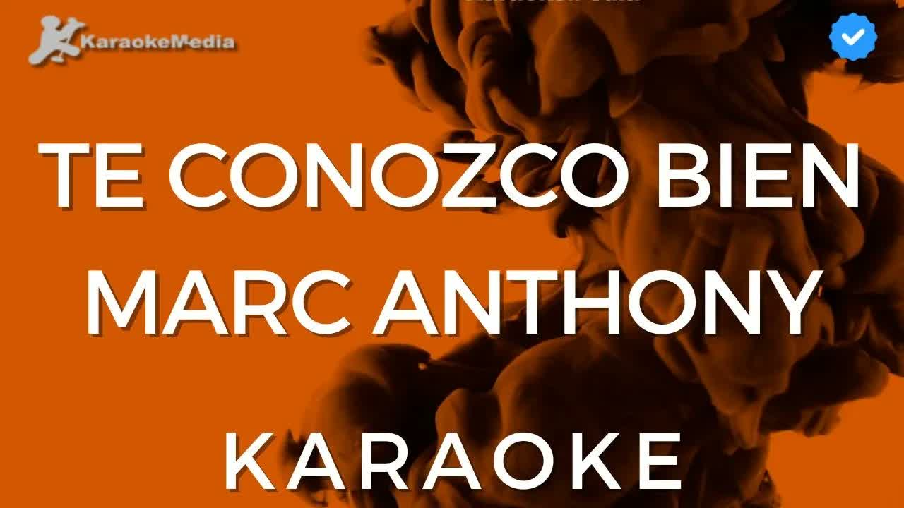 Marc Anthony - Te conozco bien