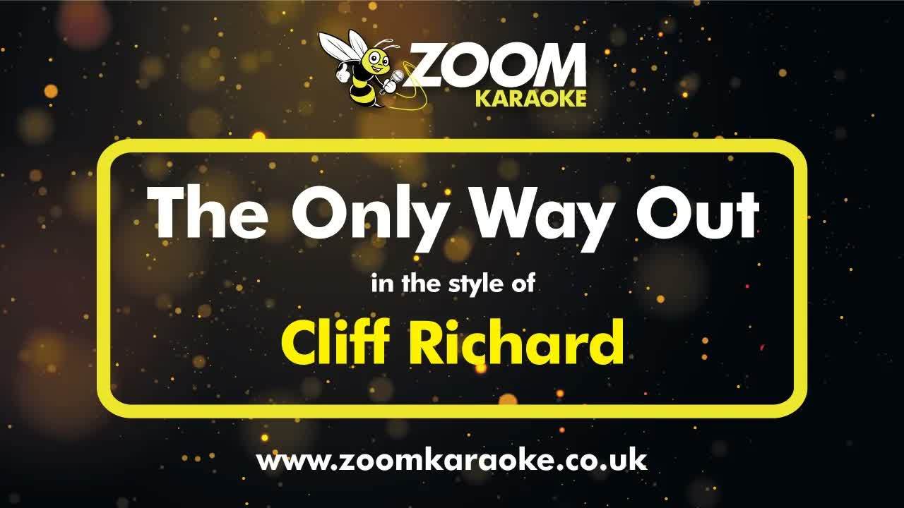 Cliff Richard - The Only Way Out (Without Backing Vocals)
