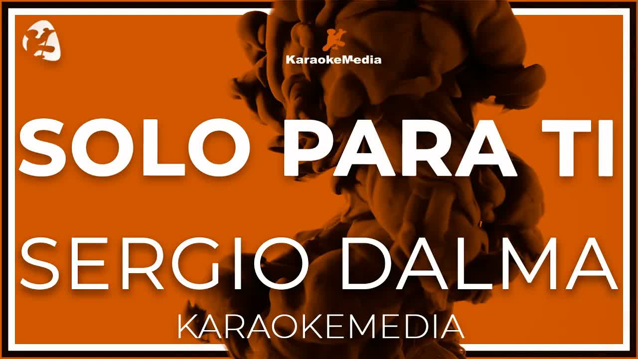 Sergio Dalma - Solo Para Ti