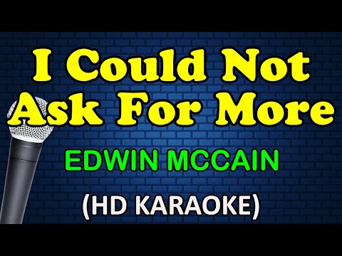 Edwin McCain - I COULD NOT ASK FOR MORE