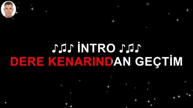 İBRAHİM TATLISES DERE KENARINDAN GEÇTİM