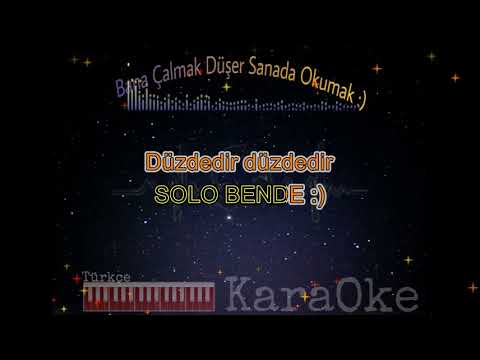 Adıyaman Düzdara Yar (Oğuz Aksaç-Zara)Tükçe Piano Karaoke 2 ayrı ton la ve re