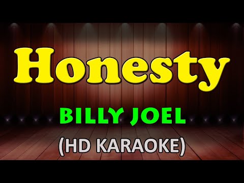 Billy Joel - HONESTY