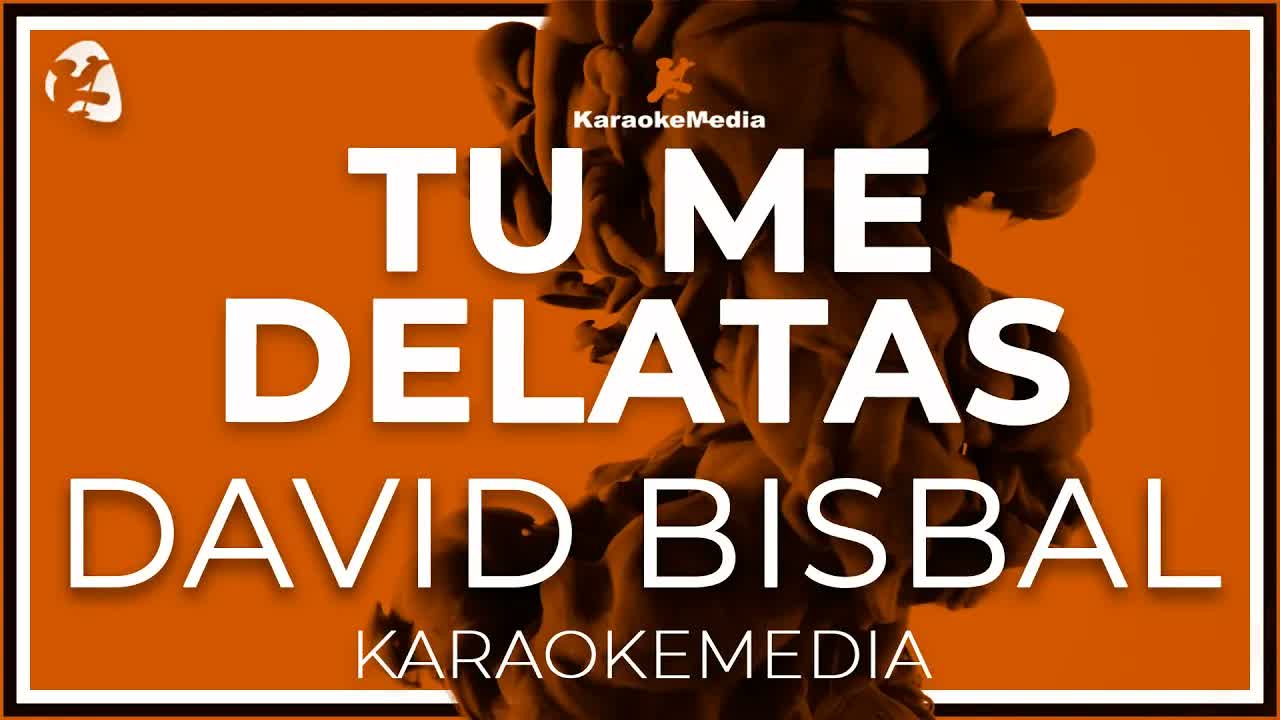 David Bisbal - Tu Me Delatas