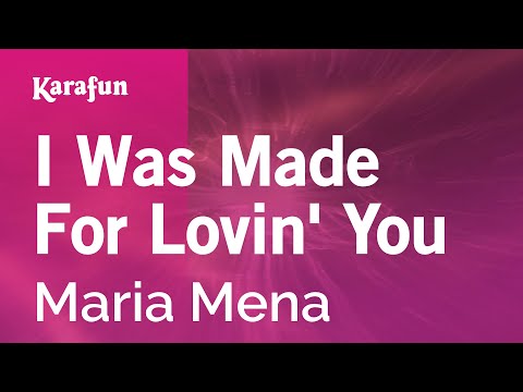 Maria Mena - I Was Made For Lovin' You