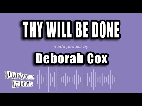 Deborah Cox - Thy Will Be Done