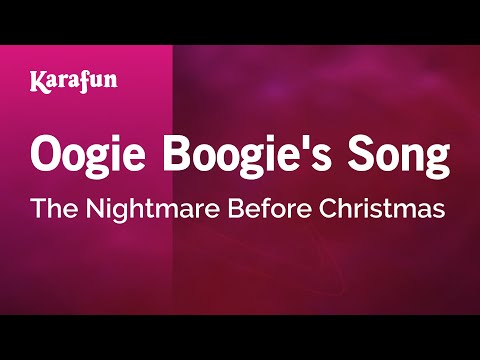 The Nightmare Before Christmas - Oogie Boogie's Song