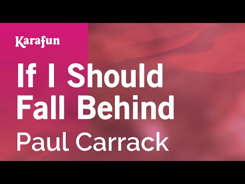 Paul Carrack - If I Should Fall Behind