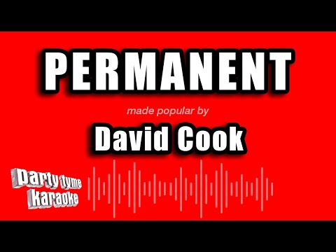 David Cook - Permanent