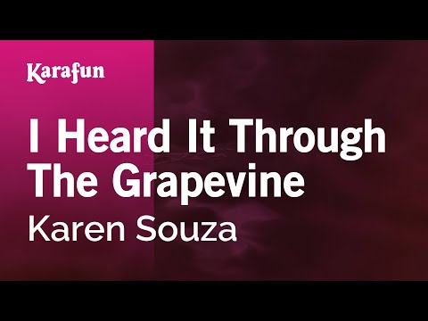 Karen Souza - I Heard It Through the Grapevine