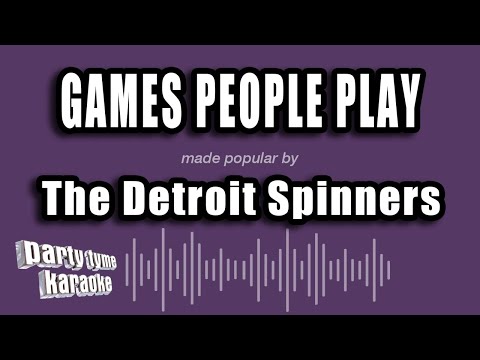 The Detroit Spinners - They Just Can't Stop It (Games People Play)