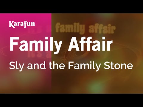 Sly and the Family Stone - Family Affair