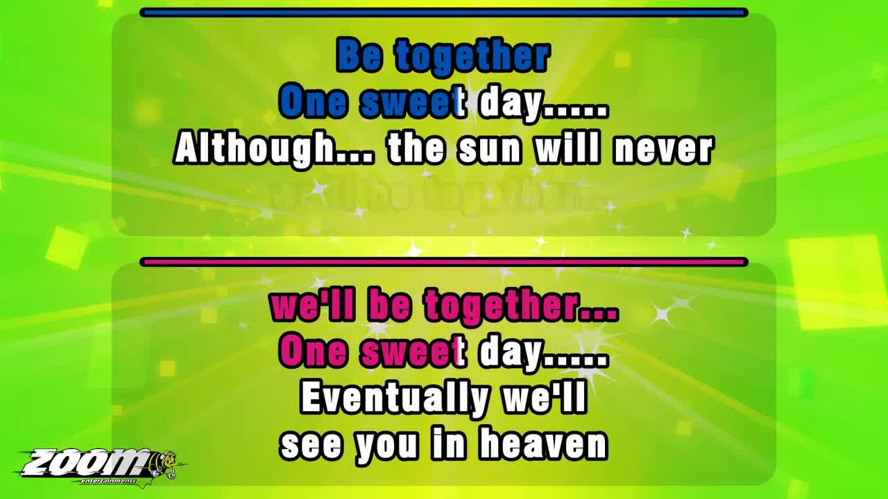 Mariah Carey And Boyz II Men - One Sweet Day