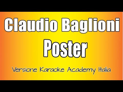 Claudio Baglioni - Poster