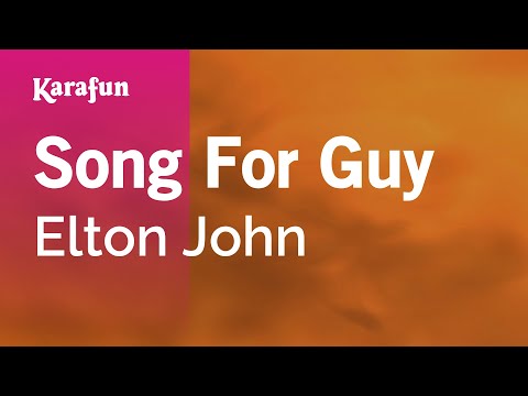 Elton John - Song for Guy