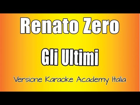 Renato Zero - Gli Ultimi