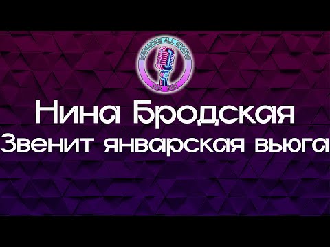 Нина Бродская - Звенит январская вьюга