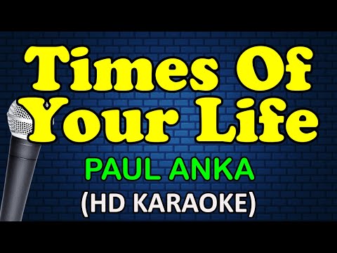 Paul Anka - TIMES OF YOUR LIFE