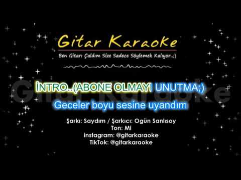 Ogün Sanlısoy - Saydım
